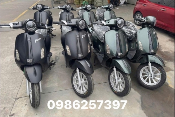 Xe điện vespa 2 phanh đĩa mới 100%