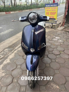 Xe điện Vespa 2 phanh đĩa màu xanh cửu long mới 100%