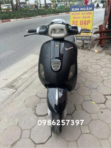 Xe  điện Vespa Romas đèn vuông màu đen nhám cũ 95%
